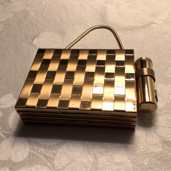 HP 5/4 🎉 Vintage 50’s Minaudière Compact Purse - Picture 15 of 15